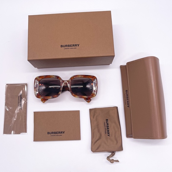 NEW BURBERRY DELILAH BE4327F 391573 WOMEN’S SUNGLASSES BURBERRY BE4327 3915/73 - Picture 12 of 14